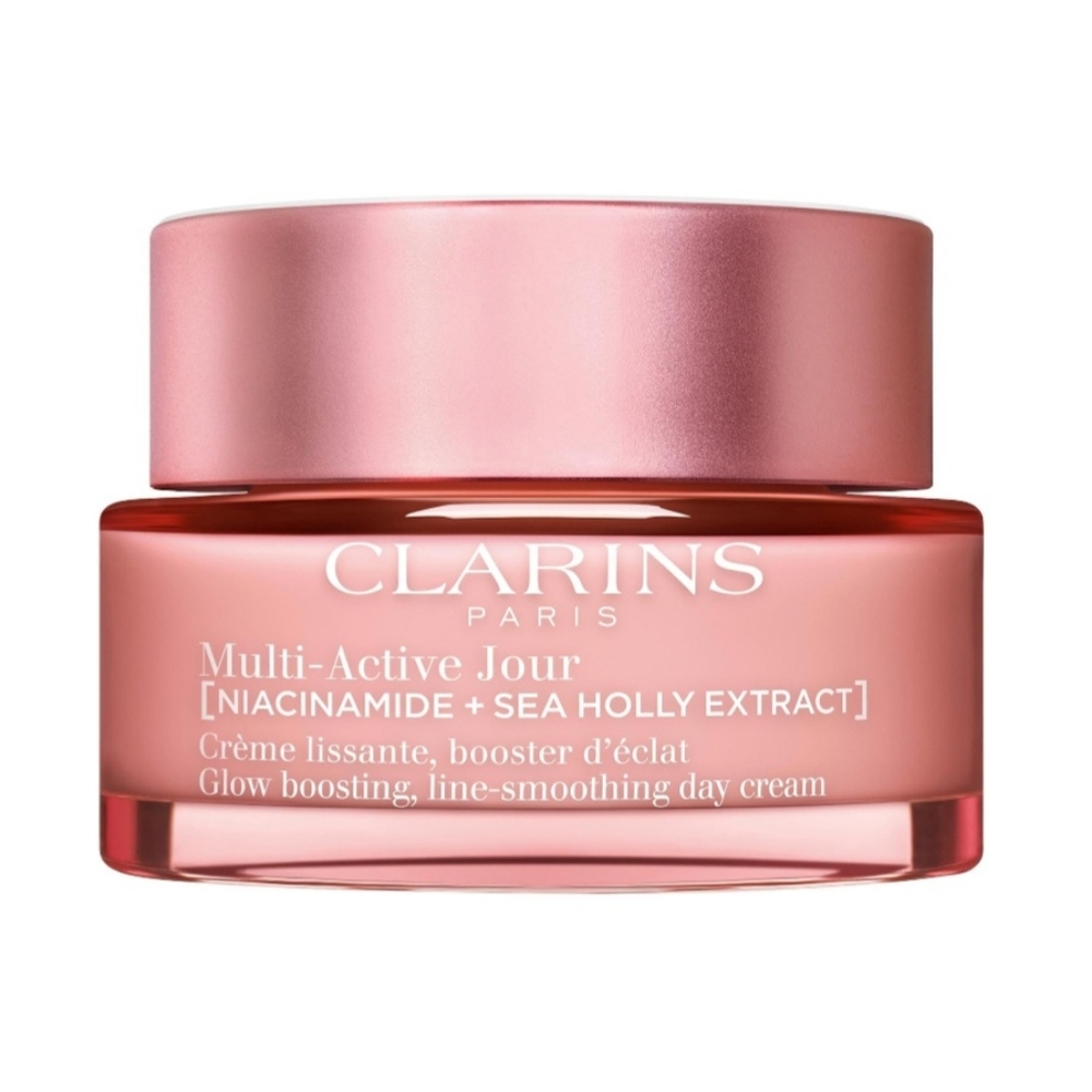 New Clarins Multi-Active Day Moisturizer for Lines, Pores, Glow with Niacinamide